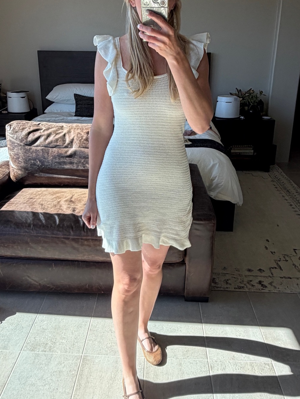 Anthropologie crochet dress